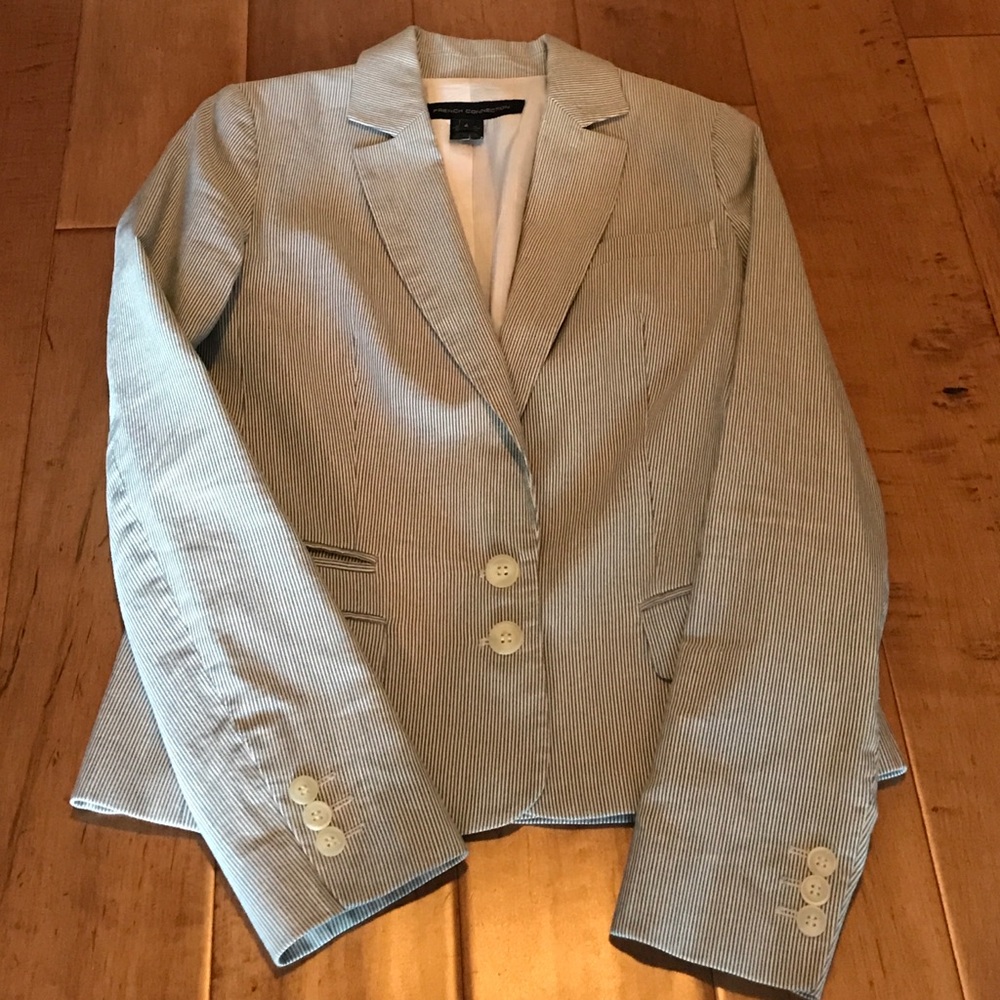 French Connection Striped Blazer